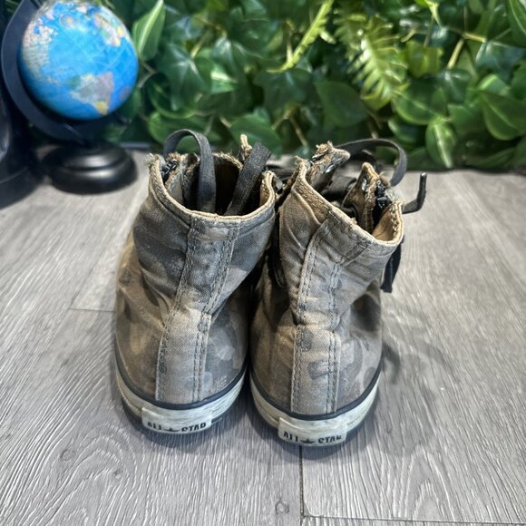 Converse X John Varvatos Camp Double Zipper Distressed Hi Top Sneakers M 5 W6.5 - Picture 5 of 10